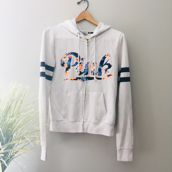 PINK Victoria's Secret Tops - Victoria's Secret Pink VS Zip Hoodie Tribal